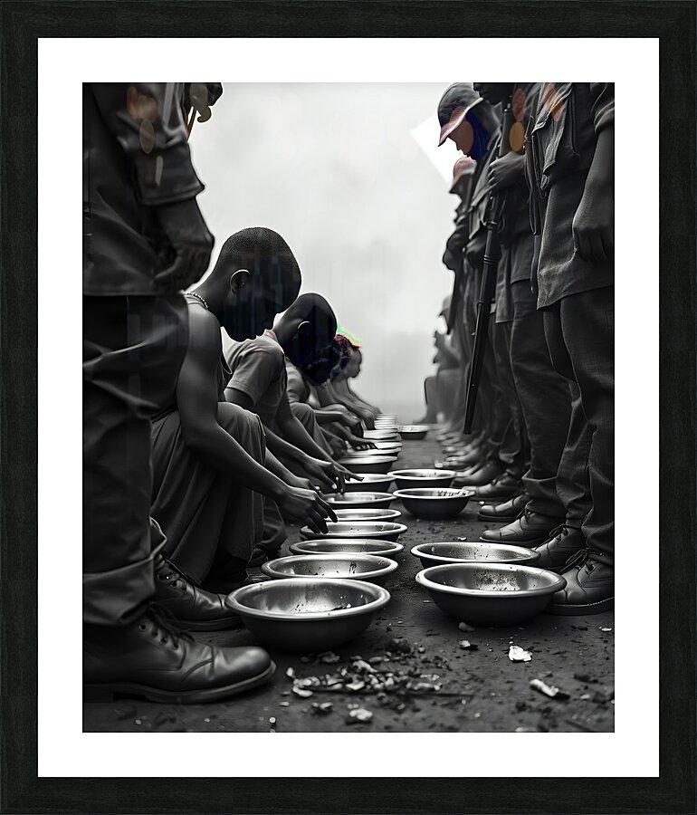 food line Picture Frame print