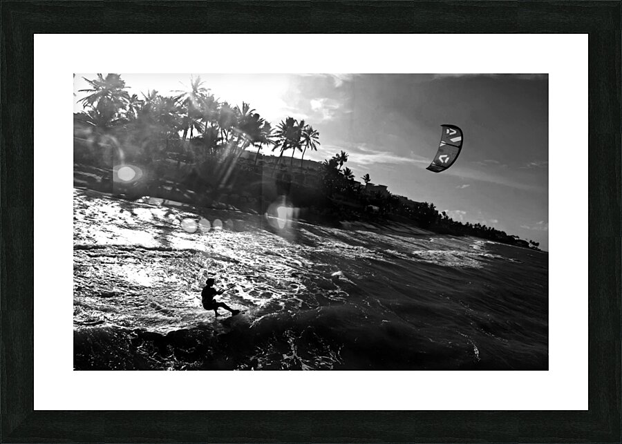 Dylan BW 01 Cabarete Bay Sept 24 Picture Frame print