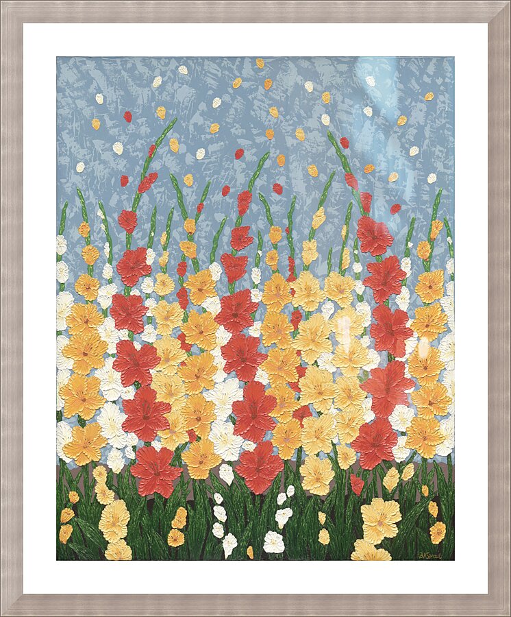 Gladiolas Splendor Picture Frame Printing