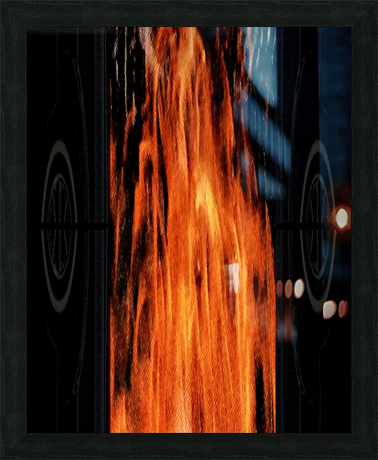 The Sifting Man 004B Mirror image Mark Cartile Picture Frame Printing