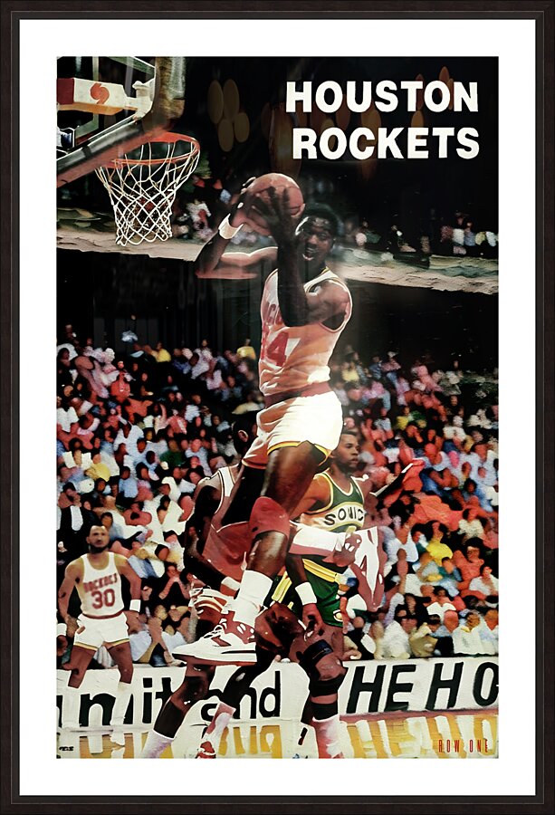 1987 hakeem olajuwon houston rockets Picture Frame print