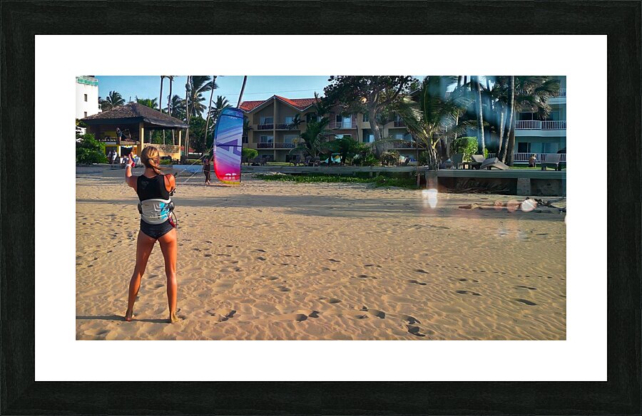 Sisa 1 Kitebeach Mai 2024 Picture Frame print