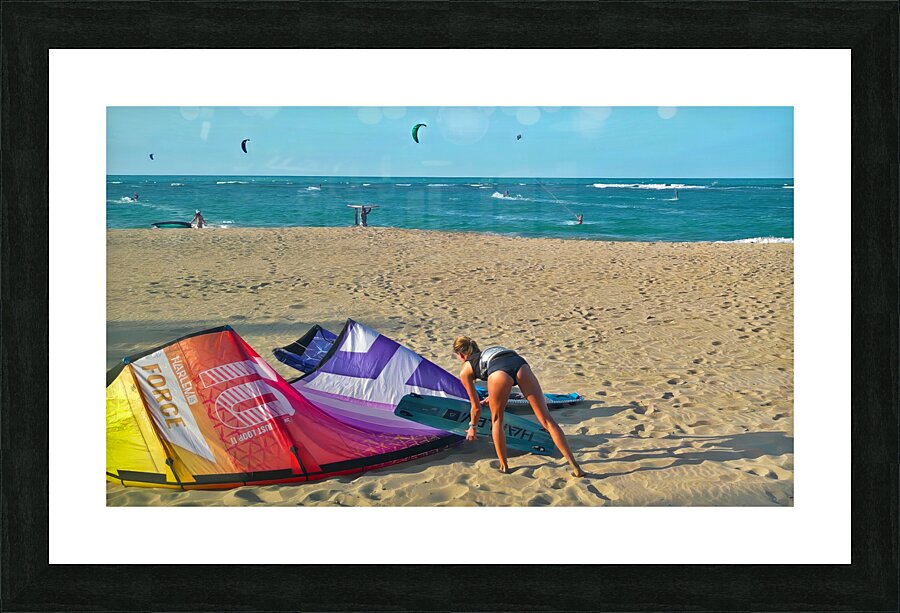 Sisa 8 Kitebeach Mai 2024 Picture Frame print