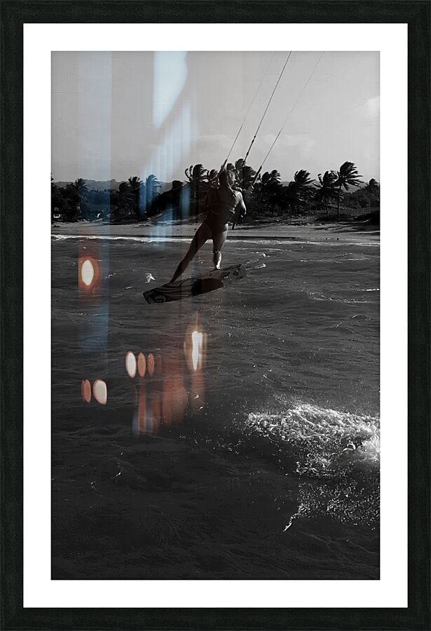 Jenny Cosmic Babarete Bay 09 BW August 2024 Picture Frame print