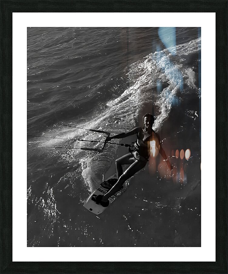 Jenny Cosmic Babarete Bay 07 BW August 2024 Picture Frame print