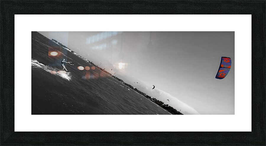 Jenny Cosmic Babarete Bay 02 BW August 2024 Picture Frame print