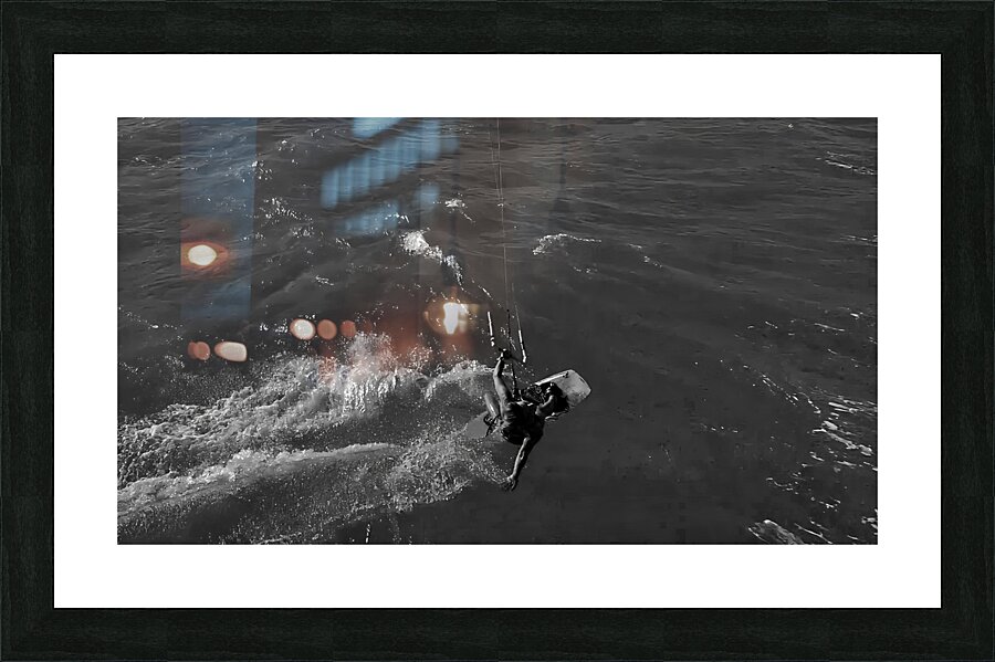 Jenny Cosmic Babarete Bay 08 BW August 2024 Picture Frame print