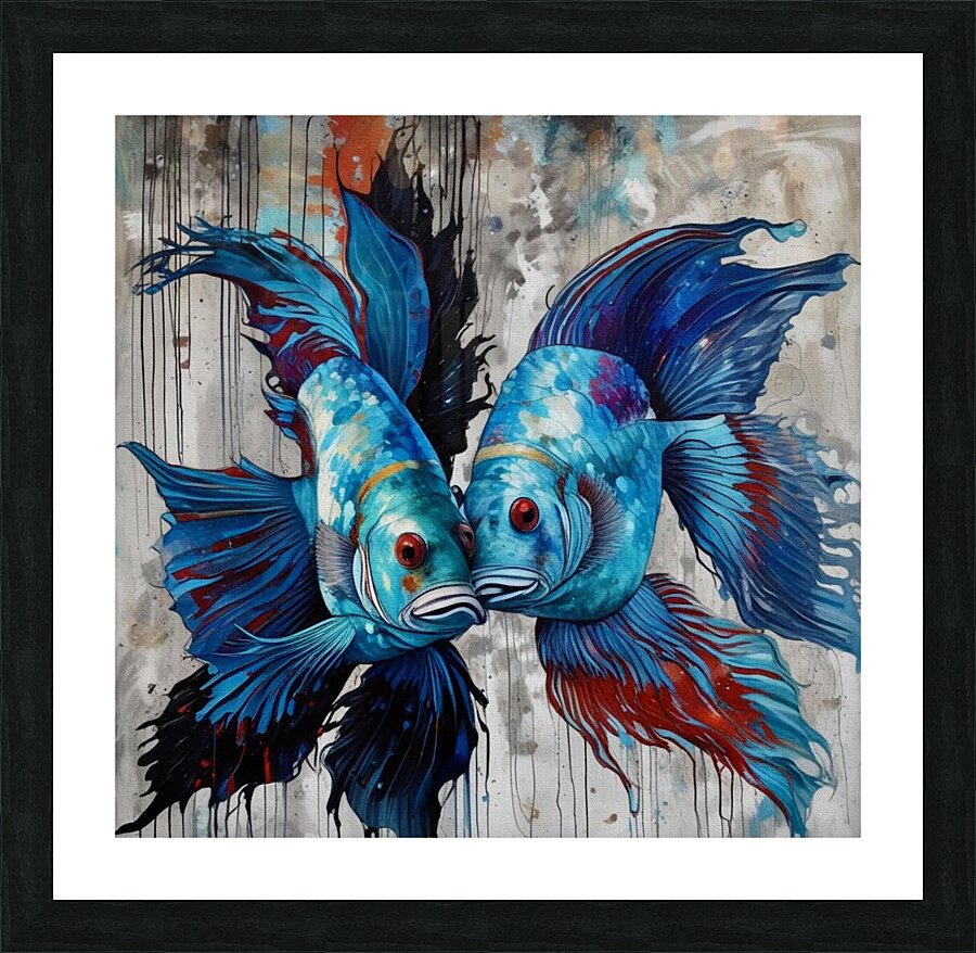 Betta Fish Intimacy 2024 09 24 15 34 31 Picture Frame print
