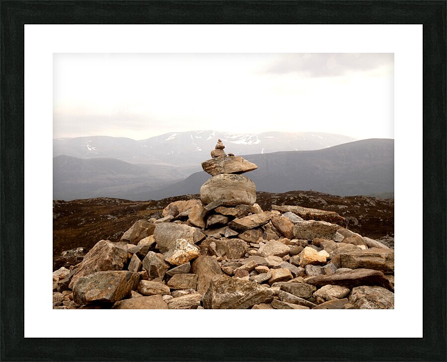 Balancing Stones of Craigellachie Picture Frame print