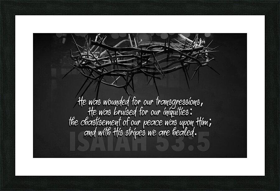 MNW1 - THORNS Picture Frame print