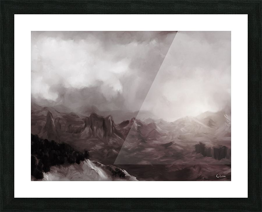 The Wide World Picture Frame print