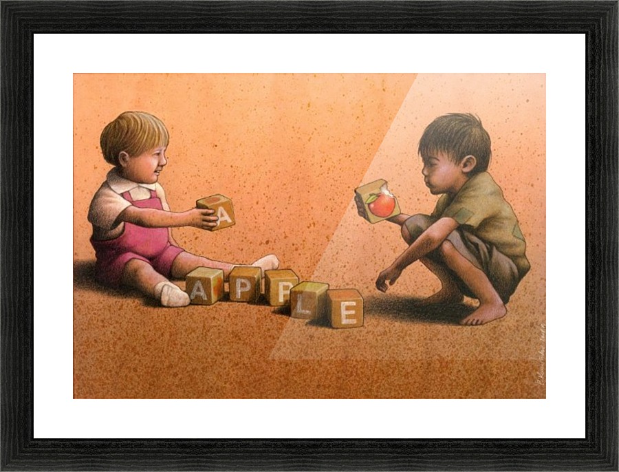 Apple Picture Frame print