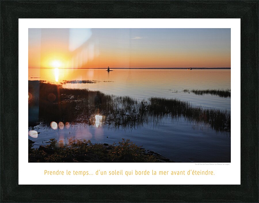 BONNE NUIT Picture Frame print
