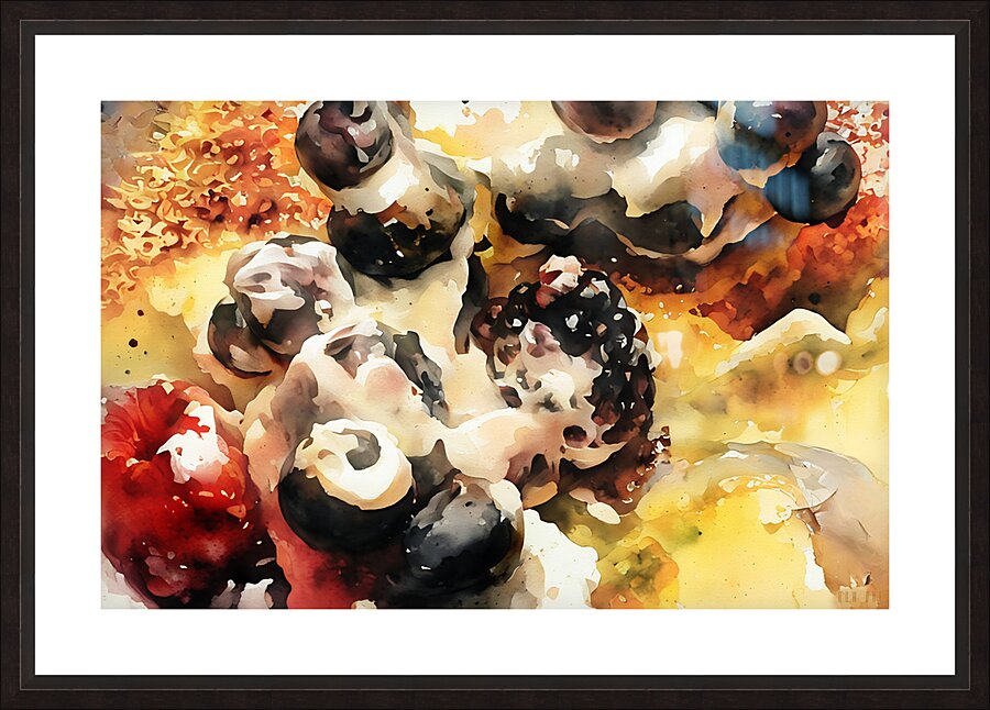 Creme Brulee Dessert Time Picture Frame print