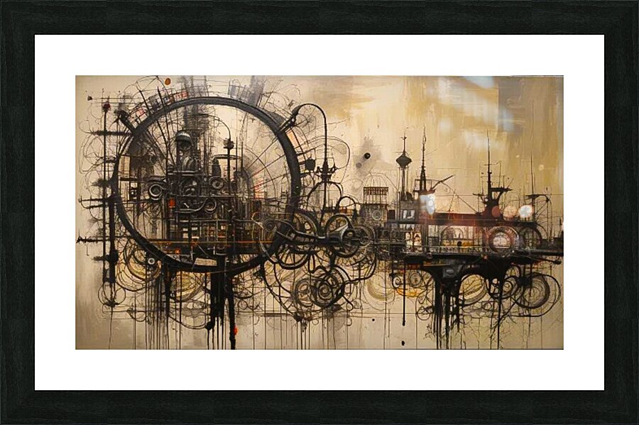 Steampunk  Picture Frame print