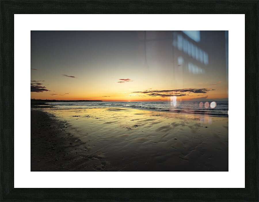Canadian Coastal Sunset Picture Frame print