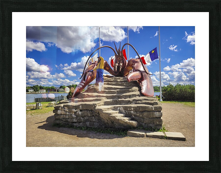 Giant Lobster Picture Frame print