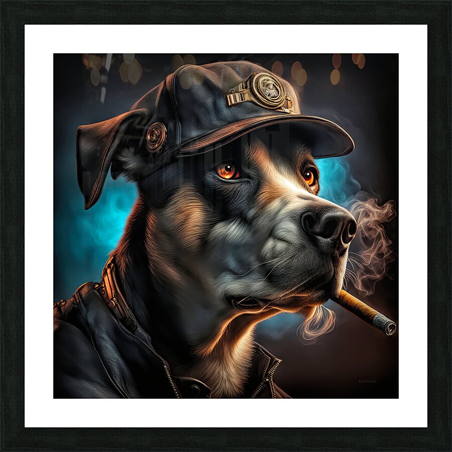 FLOPPY EARED CAP Picture Frame print