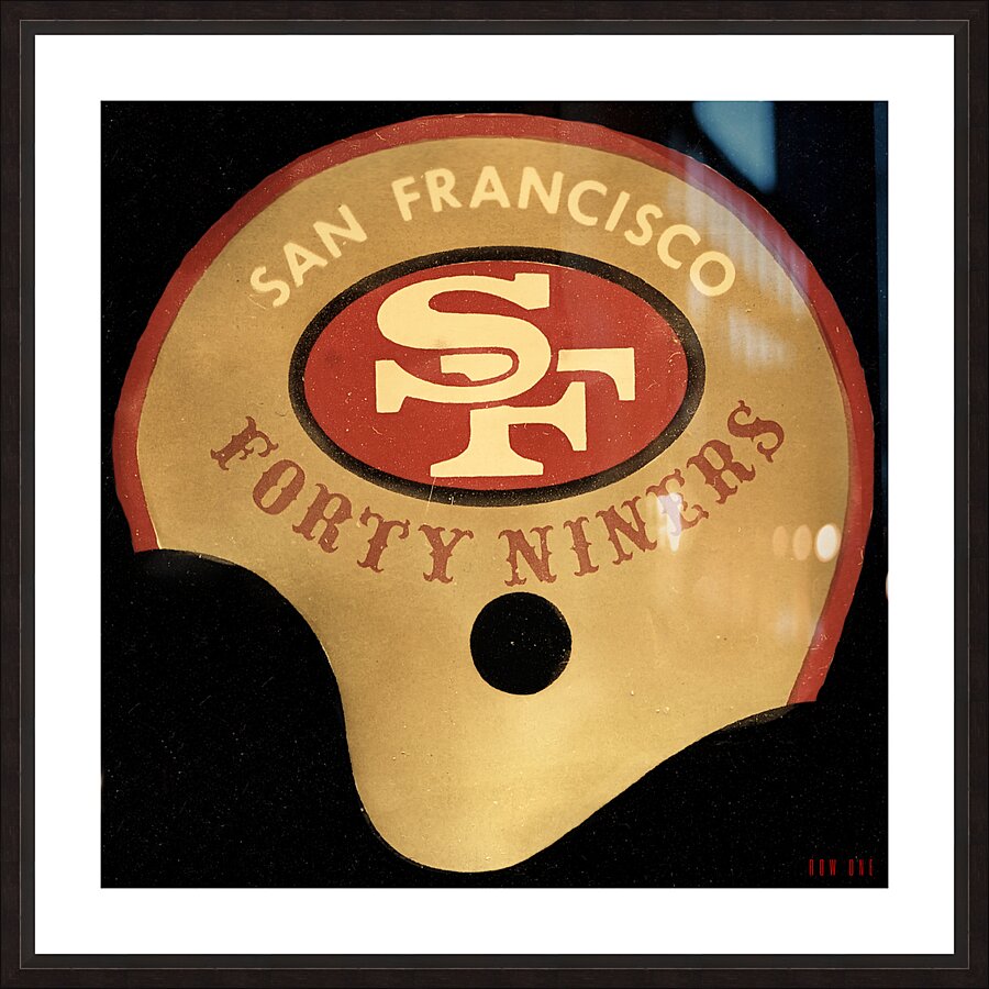 1970s San Francisco 49ers Helmet Art Picture Frame print