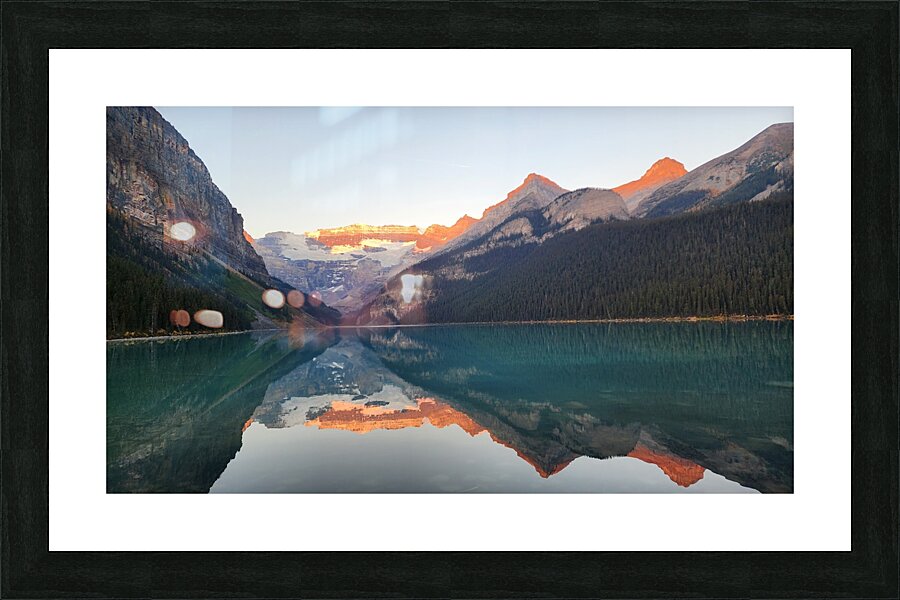 Lake Louise Sunrise Picture Frame print