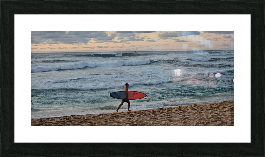 Surfer Picture Frame print