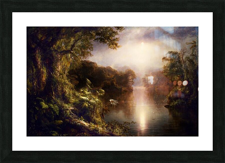 The River of Light El Rio de Luz by Frederic Edwin Church Picture Frame print