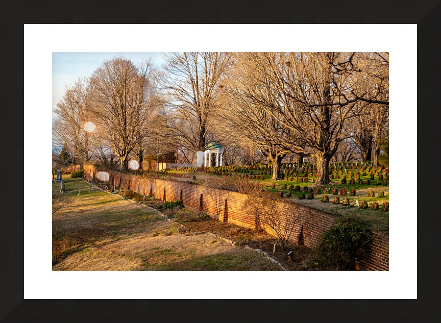 Lynchburg Old City Cemetery Wall Picture Frame print