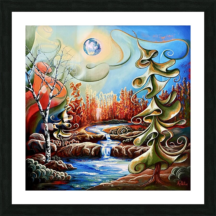 Promenade dautomne Picture Frame print