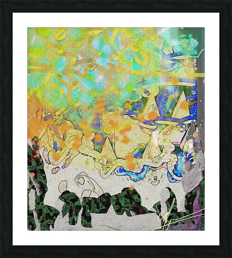 Time Upon a Once Picture Frame print