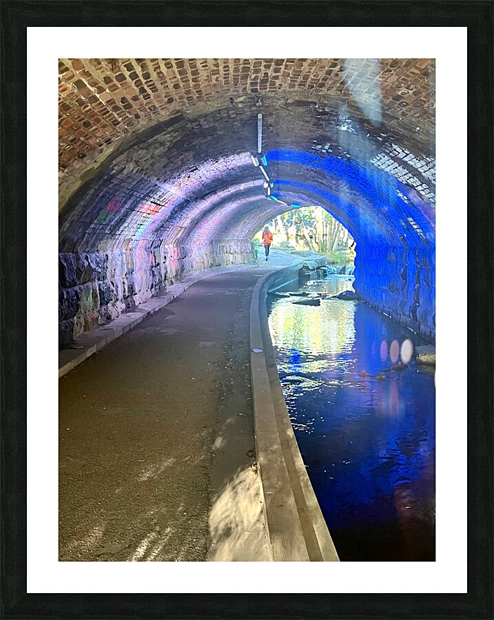  Impressionistic River Walk Way in the Scottish Highlands Picture Frame print