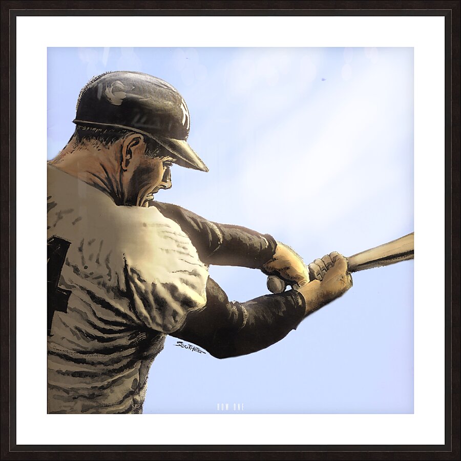 1964 Yankees Home Run Picture Frame print