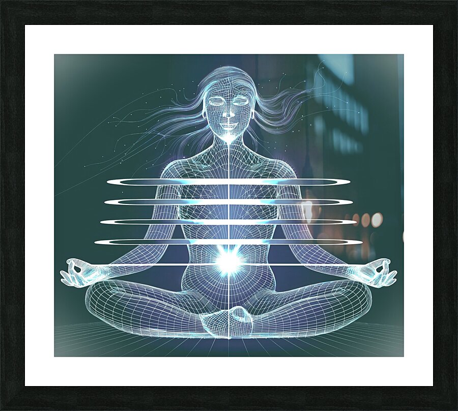 Blissful Conductivity  Picture Frame print