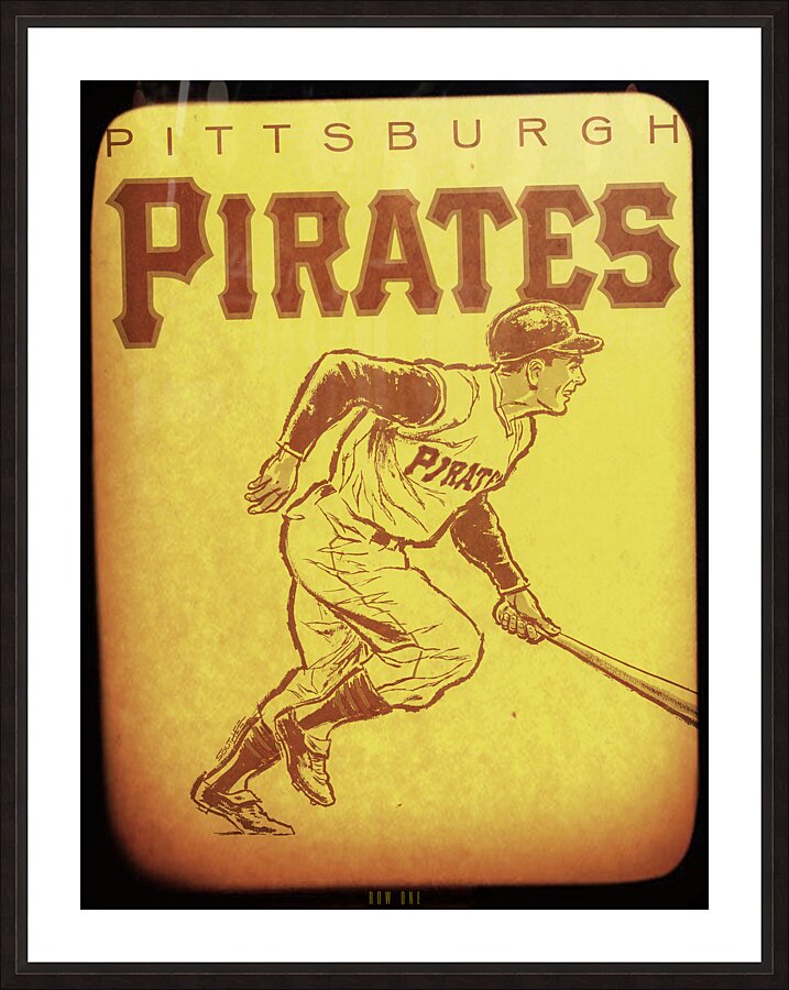 1963 pittsburgh pirates viewfinder slide Picture Frame print