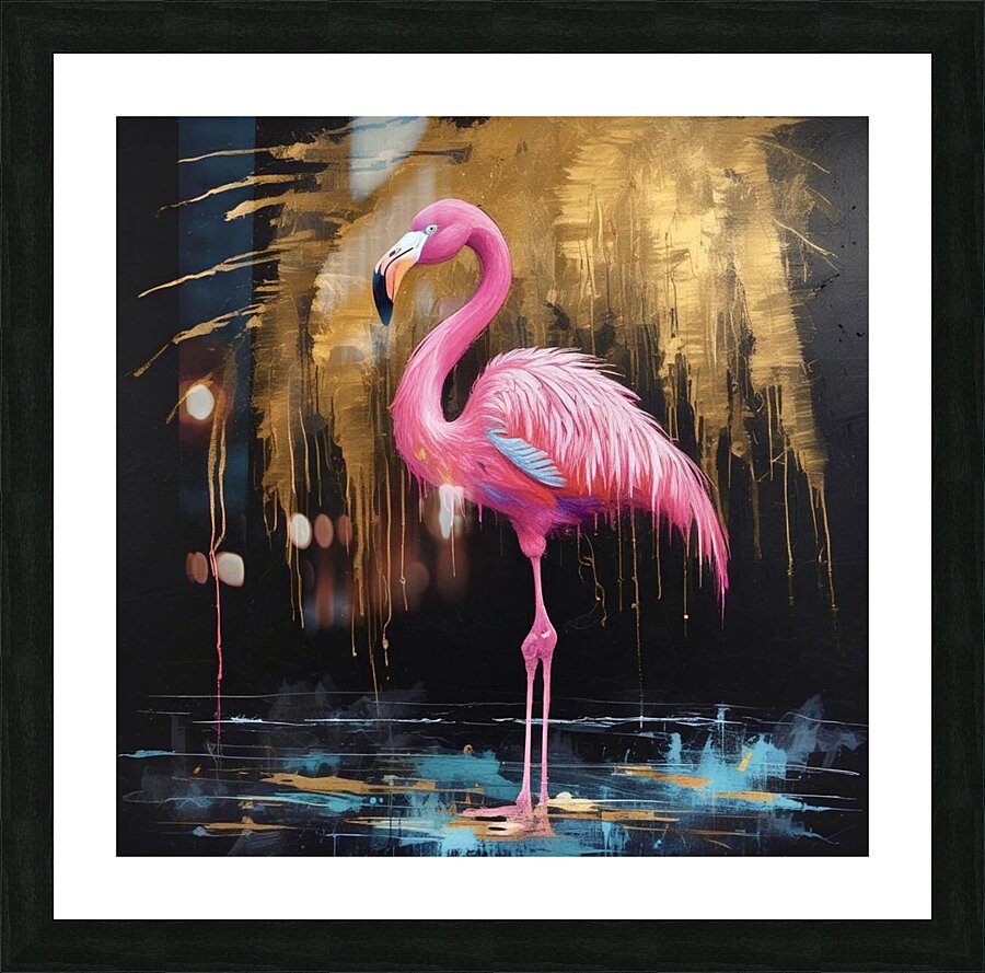 Flamingo Gold 5 2024 10 18 10 35 06 Picture Frame print