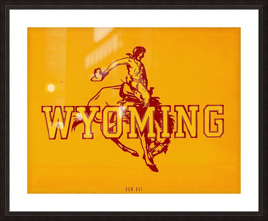 1940s wyoming cowboy art  Picture Frame print