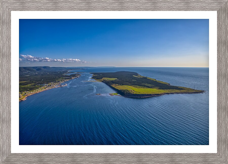 Cheticamp Aerial  Picture Frame print