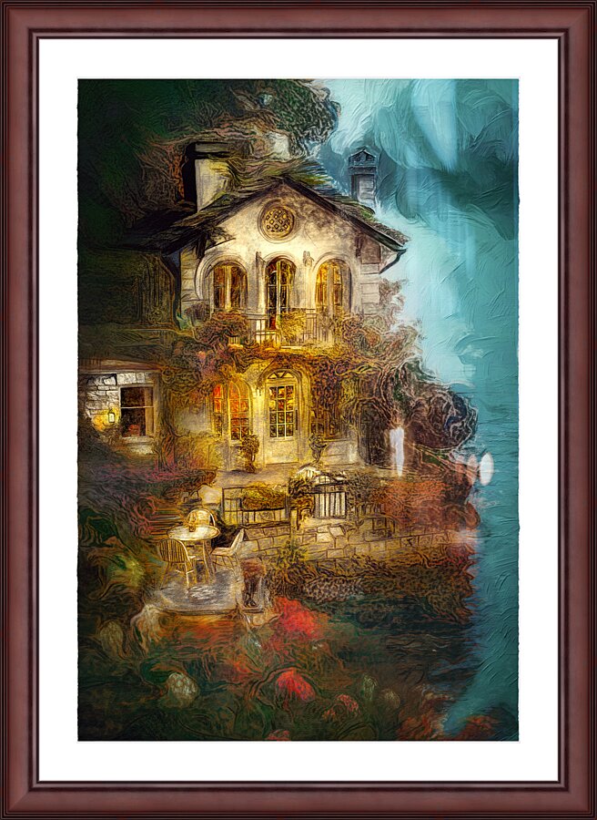 Warm Refuge of the Evening Picture Frame print