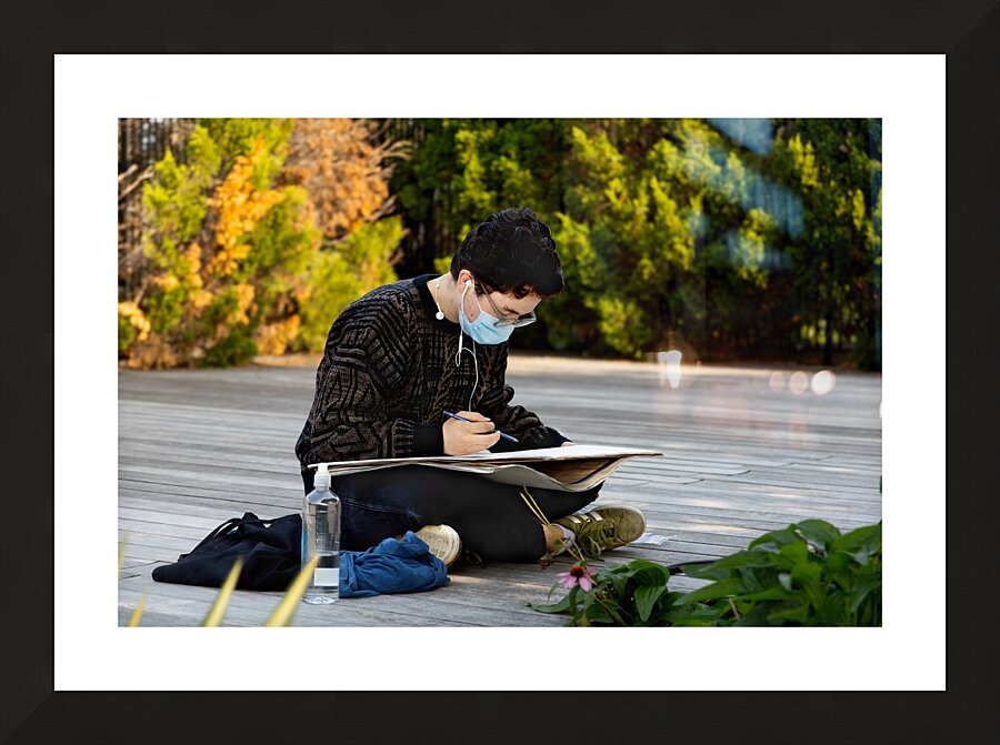 Young Artist Picture Frame print