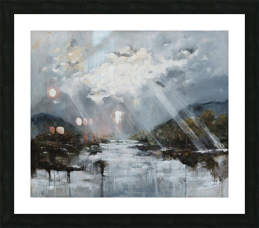 Winter’s Breath: The First Hard Freeze  Picture Frame print