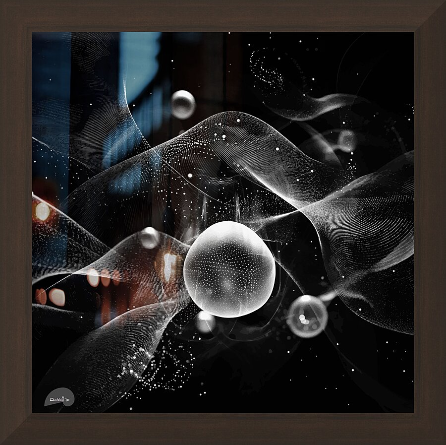 Quantum Landscape Picture Frame print