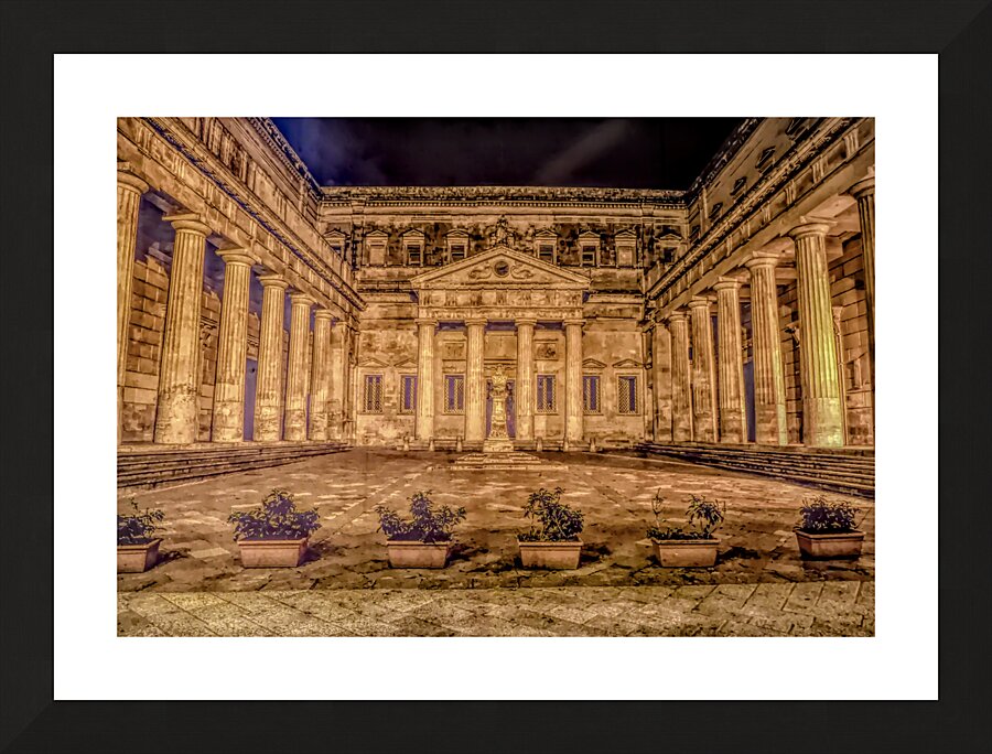 Lecce Palace of the Province Picture Frame print
