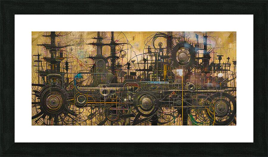 Steampunk  Picture Frame print