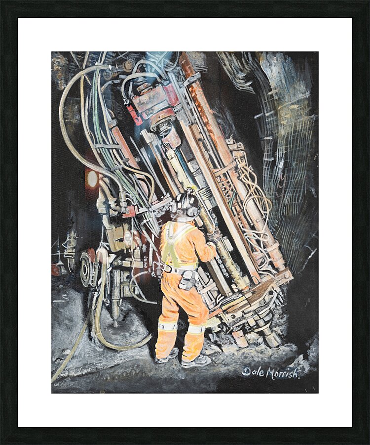 Longhole drill9x12 Picture Frame print