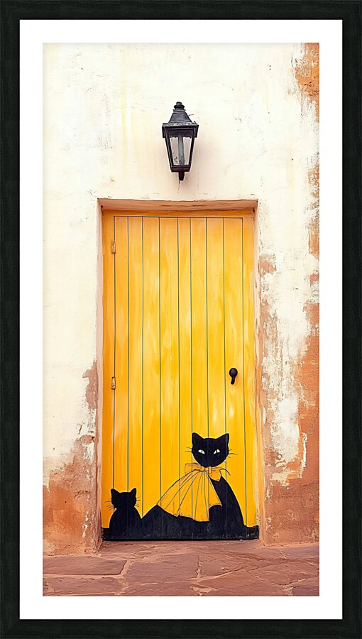 Cat Graffiti  5 Picture Frame print