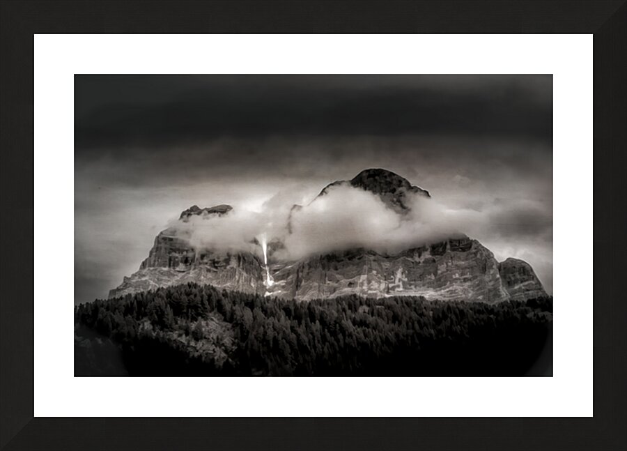 Dolomite Mountain Monte Pelmo Val di Zoldo Picture Frame print