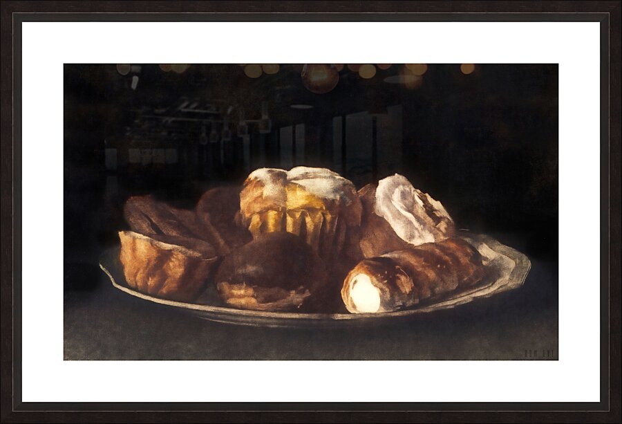 1913 Pastries Picture Frame print