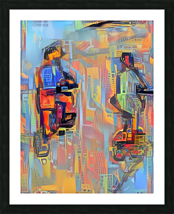 urban space ride Picture Frame print