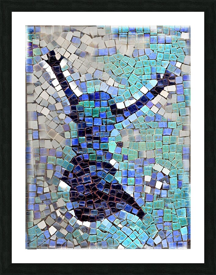 Expression tiles Picture Frame print