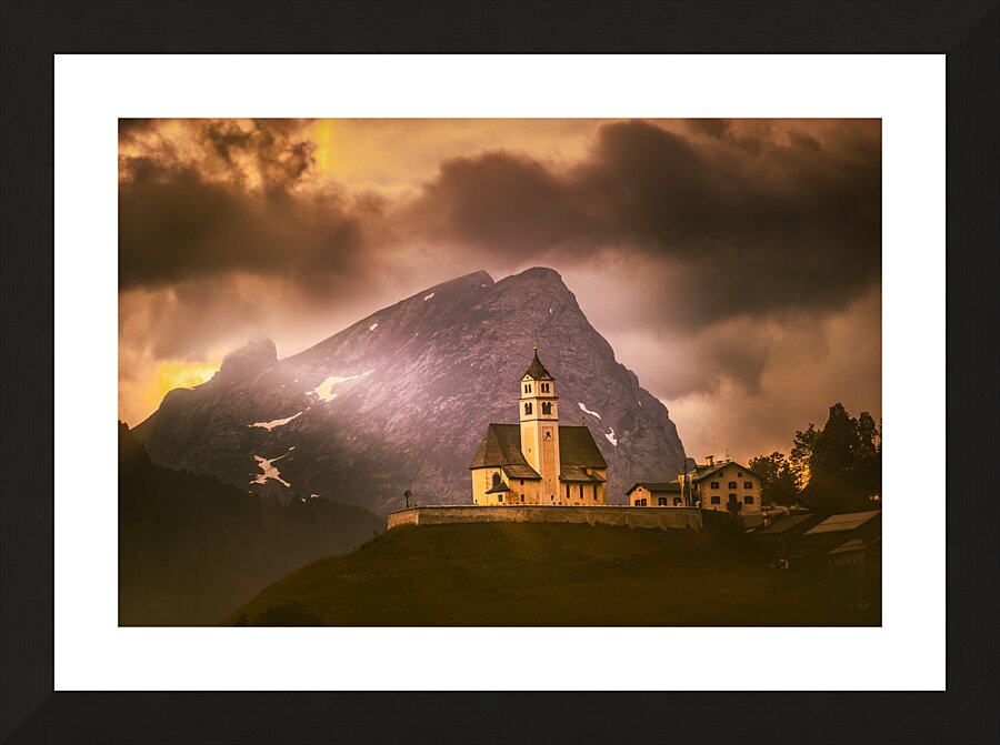 Church of Coi Chiesa di Santa Fosca Picture Frame print