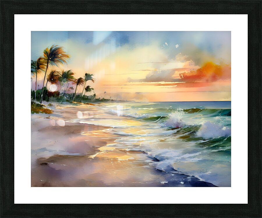 Soothing Ocean Winds Picture Frame print